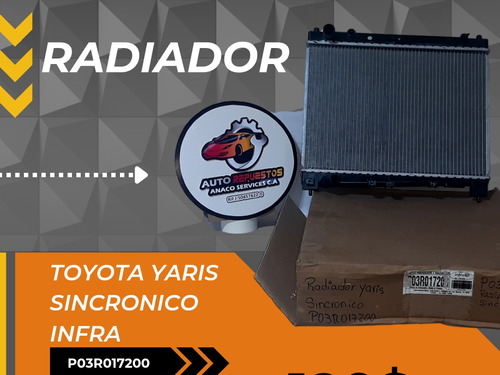 Radiador Toyota Yaris 2006-2010