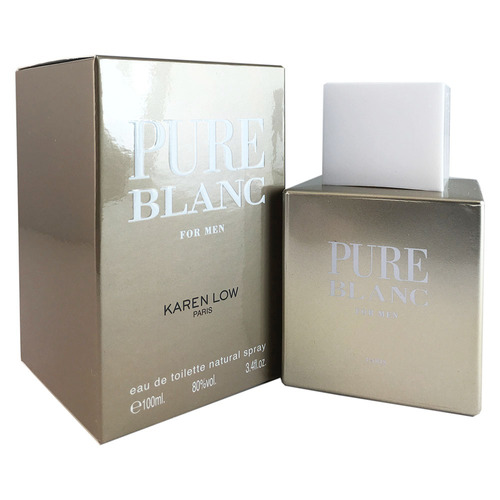 Puro Blanc Para Los Hombres Por Karen Baja 3.4 Oz Edt Spray