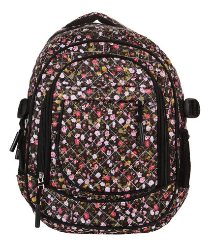 Mochila Matelasse Flores Trendy 858212