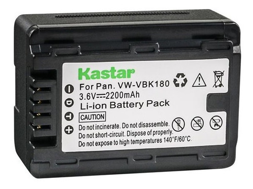 Bateria Kastar Vw-vbk180 Para Panasonic