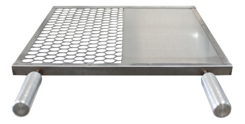 Plato para hamburguesas Meat Gripper + Griddle Coin, 42 cm, acero inoxidable