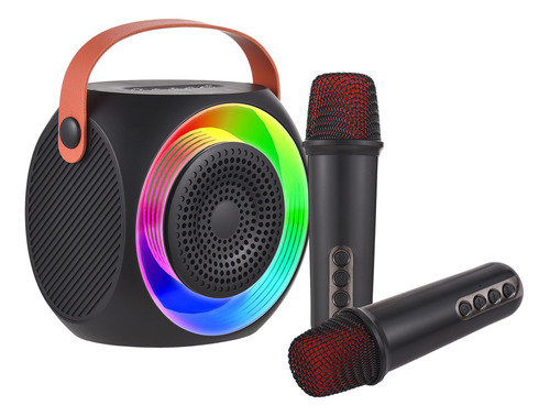 Máquina De Karaoke, Altavoz De Karaoke, Portátil, Color Led,