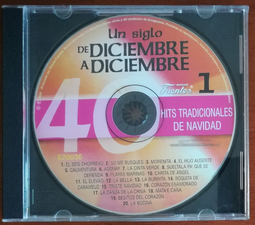 Cd Original Doble - Un Siglo De Diciembre A Diciembre, Car