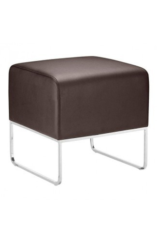 Ottoman Modelo Plush - Espresso Këssa Muebles.