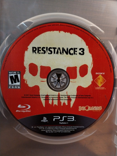 Juego De Playstation 3 Ps3 Resistencia 3