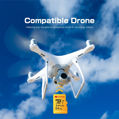 Imagem 3 de 5 de Cartão De Memória 64gb Kodak Micro Sd Camera Wifi MicroSDXC