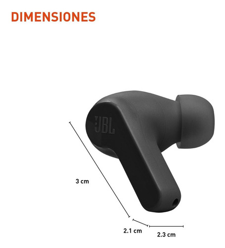 Audífonos Inalámbricos Jbl Vibe Beam True Wireless Negro