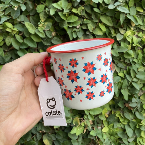 Imagen 7 de 10 de 6 Tazas Peltre Regalo Navidad - Diseños Navideños