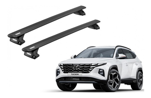 Barras Thule Hyundai Tucson 21-22 Ra / Wingbar Evo Black