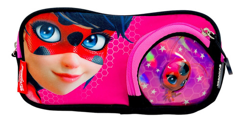 Mochila Y Lapicera Lady Bug, Marinette Miraculous Primaria Original