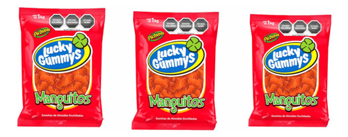 Gomitas De Manguitos Lucky Gummys 3 Kg