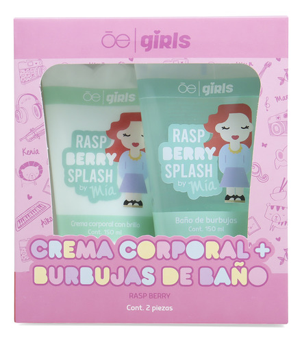 Set Cloe Girls Burbujas De Baño Y Crema Corporal 150 Ml