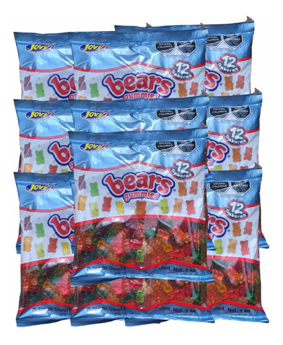 Gomitas Ositos Bears Gummies 12 Sabores 26 Kg Jovy