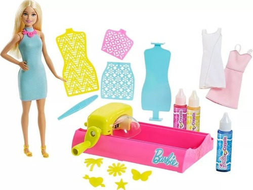 Barbie Crayola Estacion Diseño De Modas Mattel Fpw10