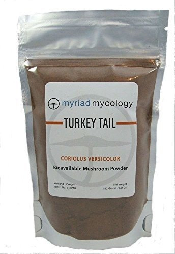 Myriad Mycology Turkey Tail Mushroom Powder 5.2oz O 150g, H