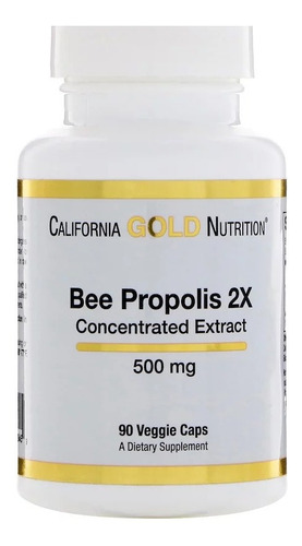 Propóleo de abeja 2x, extracto concentrado, 500 mg, 90 cápsulas