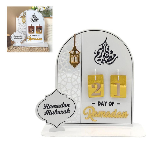 Calendarios De Cuenta Regresiva De Bricolaje De Eid Mubarak