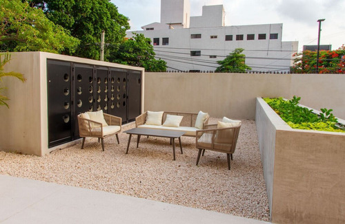 Departamento Para Estrenar Con Roof Garden En Av Nader Cancun