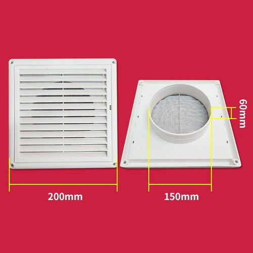Cubierta De Ventilación Parrilla De De Ventilación 150mm