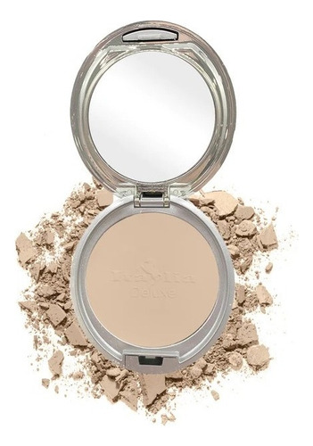 Base de maquillaje en polvo Italia Deluxe Silver Pressed Foundation Silver Pressed Silver - 0.35floz 10g