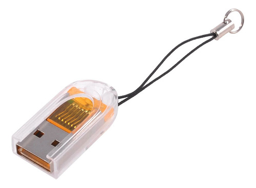 Qtqgoitem Carcasa Transparente Usb 2.0 Puerto Micro Sd C33