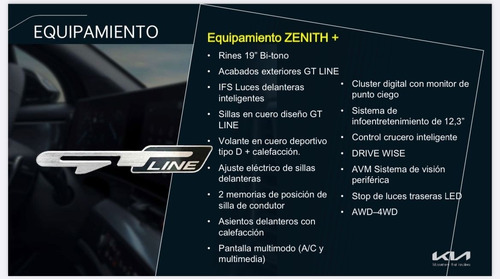 Imagen 15 de 25 de Kia Sportage Gt Line 2023 4x4 Techo Entrega Inmediata