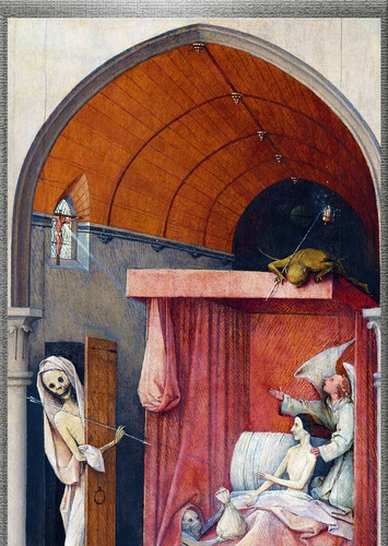 Cuadro La Muerte Y El Avaro - El Bosco - Año 1485/90