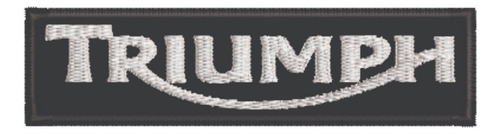 Patch Bordado Triumph Tarjeta 10cm Tph014l1000a025 Branco Lisa