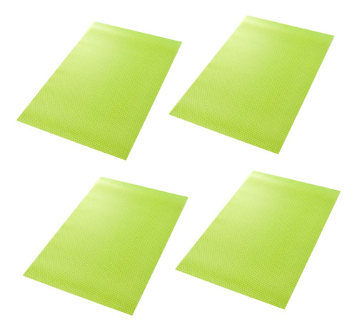 Mats De Refrigerador De 4 Piezas De Refrigerador Verde