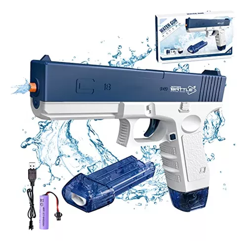 Arma Revolver Pistola de Agua Elétrica Electric Water Gun V3