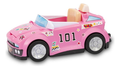 Pinocchio - Coche Con Mini Figura Color Rosa claro