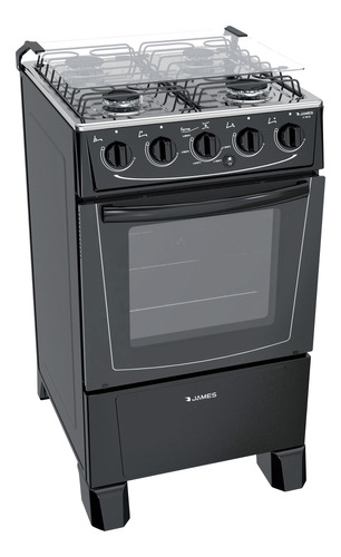 Cocina James S/g C 105 Negro C/termocupla D Seguridad Albion