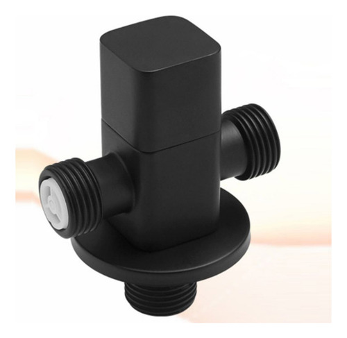 Válvula Triangular De Latón Negro Mate Válvula De Control De
