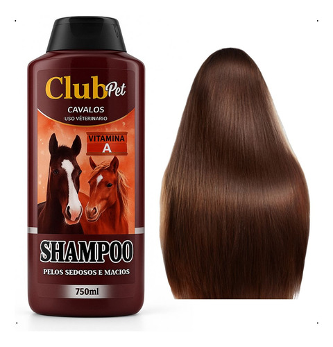 Shampoo Fortalecedor Para Cavalos Todas As Idades Vitamina A