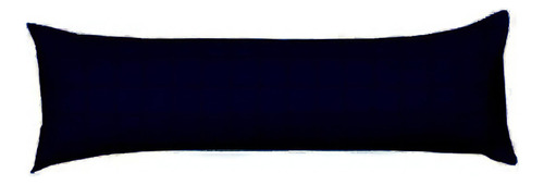 Fronha Travesseiro De Corpo Percal 400 Fios Extra Macio Cor Azul-petróleo