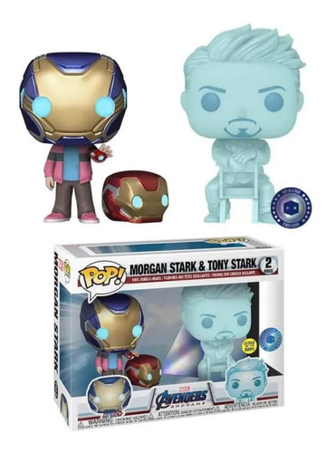 Morgan Stark Y Tony Stark 2pack Funko Pop / Pop In A Box