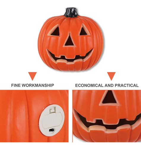 Linterna De Calabaza De Halloween De Sunshno, Iluminan De De