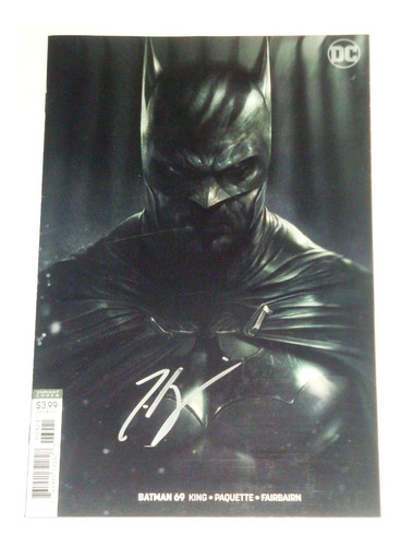 Batman#69- Portada Variante Firmada X Tom King- C O A Ingles | MercadoLibre