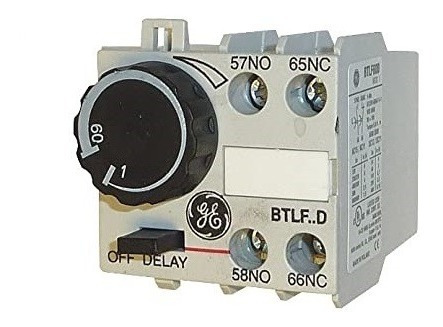 Rele Temporizador Electronico P/contactor Ge 0,1-60s Btlf60d