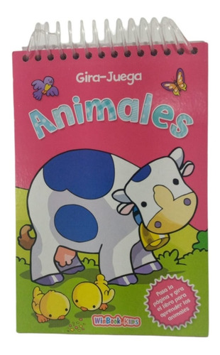 Libro Gira Y Juega  Animales  Didáctico - Infantil