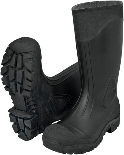 Bota Jardinero Negra Pvc Int. Algodón T 40 Truper Bot-26j