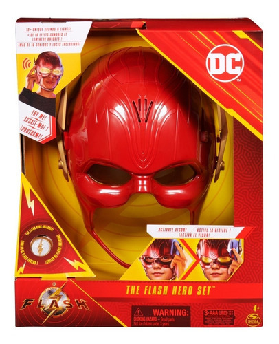 Dc The Flash Máscara/anillo C/sonidos Y Luces 88606 Srj