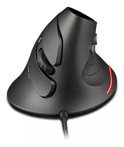 Zy Ratón Vertical Zelotes Ergonomico Programable Gamer Pc