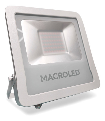 Reflector Blanco Led Macroled Pro Quality Ip65 50w Apto Exte