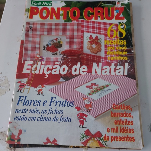 4 Revistas De Ponto Cruz De Natal Com + De 600 Motivos | Parcelamento sem juros 4 Revistas De Ponto Cruz De Natal Com + De 600 Motivos | Parcelamento sem juros