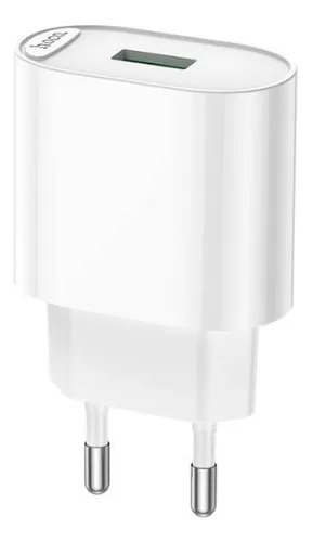 Cargador Qc 3.0 + Cable Usb-c Hoco C109a Blanco
