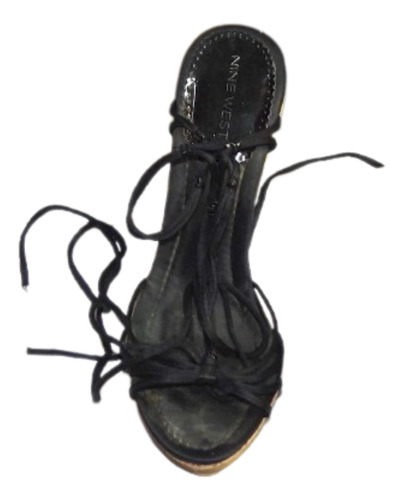 Zapatillas De Vestir Nine West, Color Negro Liston
