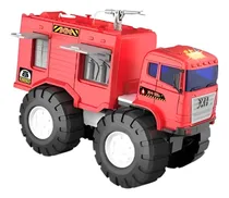 Comprar Camion De Juguete Bombero En Color Rojo Y+regalo Stickers