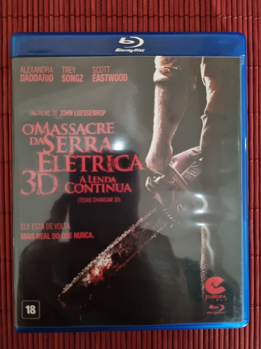 Blu-ray O Massacre Da Serra Elétrica A Lenda Continua 3d (Usado)