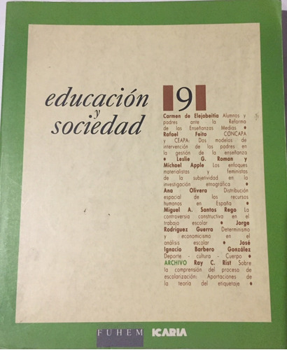 Revista Educacion Y Sociedad